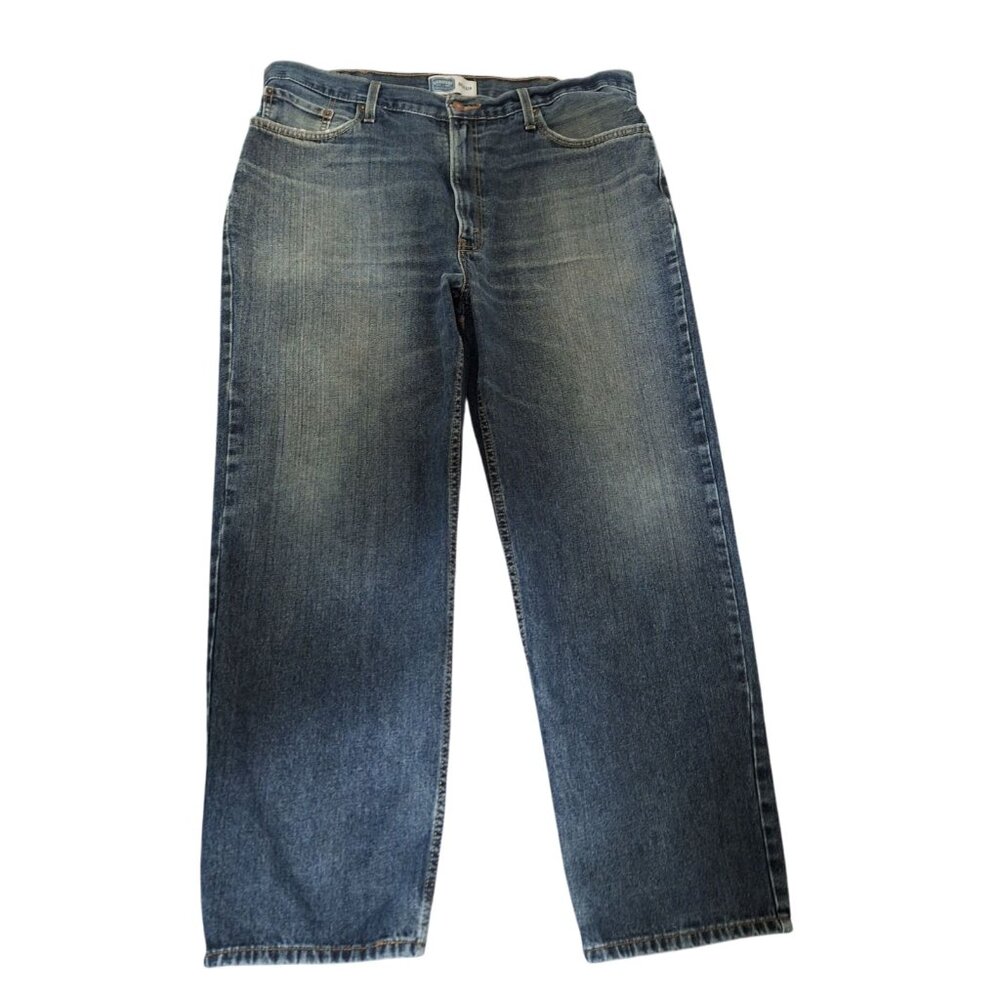 Levis 518 Jeans Mens 40x32 Relaxed Fit Medium Wash Signature Denim